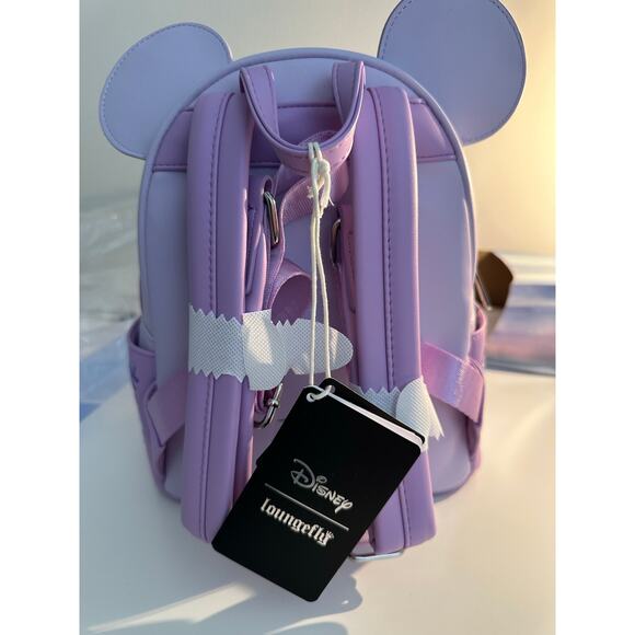 Loungefly Disney Minnie Mouse
Wisteria Floral Scented Mini Backpack and Ears